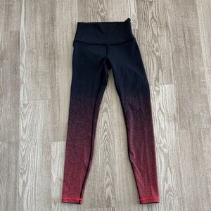 lululemon athletica Black to Red Ombre High-Rise Leggings
